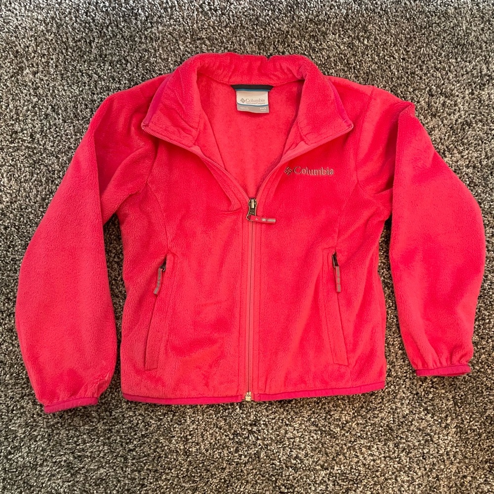 Columbia Vibrant Pink Fleece Jacket